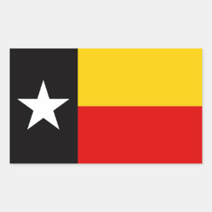 Sticker Rectangulaire Texan allemand - Texas