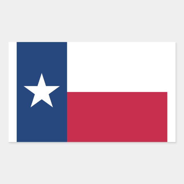 Sticker Rectangulaire Texas (Devant)