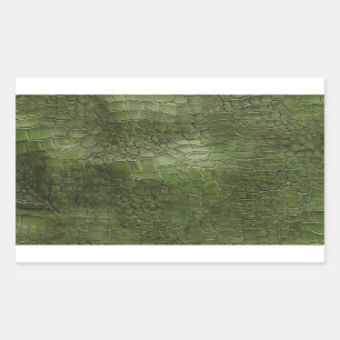 Sticker Rectangulaire texture de la peau de crocodile