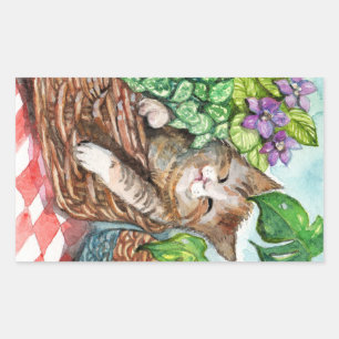 Sticker Rectangulaire Thérapie de la sieste