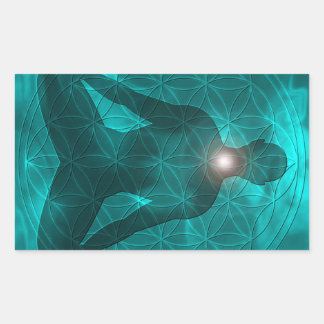 Sticker Rectangulaire Throat Chakra Vishuddha
