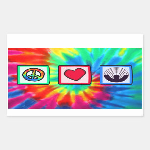 Sticker Rectangulaire Tir pourpre de sport