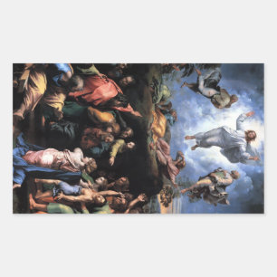 STICKER RECTANGULAIRE TRANSFIGURATION DE JÉSUS