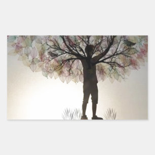 Sticker Rectangulaire Tree of Life