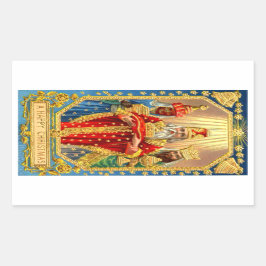 STICKER RECTANGULAIRE TROIS ROIS