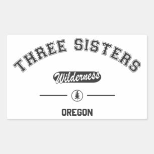 Sticker Rectangulaire Trois Soeurs Wilderness