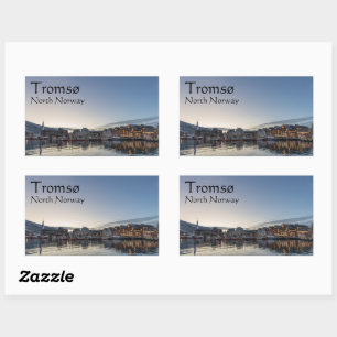 Sticker Rectangulaire Tromso Norvège