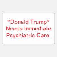 Trump a besoin de soins psychiatriques Hankamer Ar