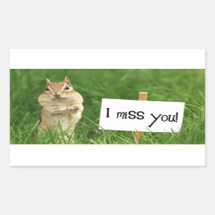 Sticker Rectangulaire Tu me manque tamia avec le signe