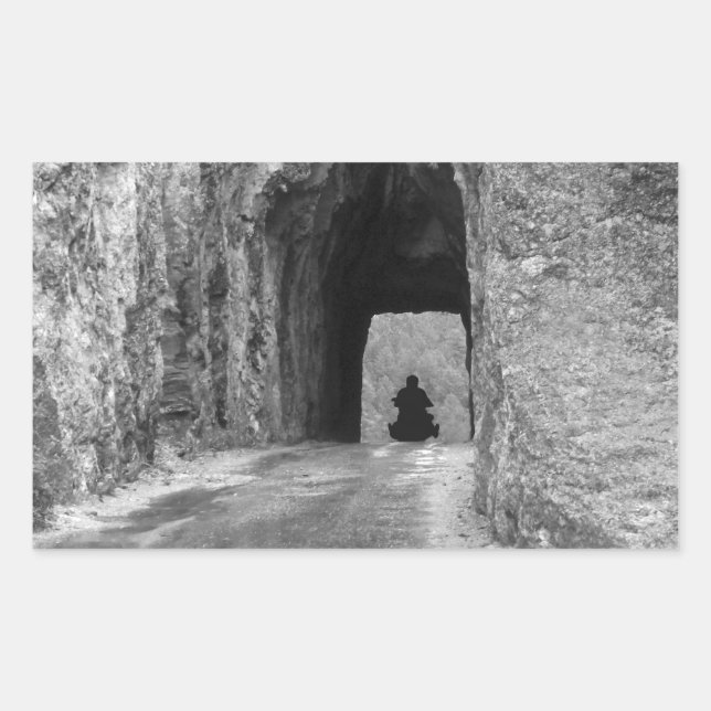 Sticker Rectangulaire Tunnel routier des aiguilles (Devant)