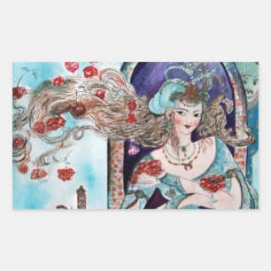 STICKER RECTANGULAIRE TURQUE FAIRY TAIL