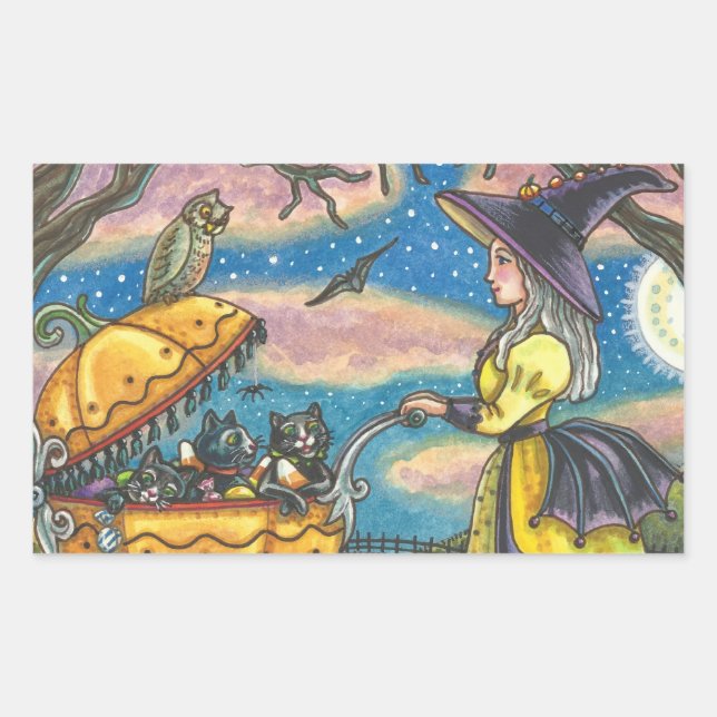 STICKER RECTANGULAIRE TWITTER, TOMBE BÉBÉ EN CHAT NOIR TOMBÉE BÉBÉ BILLE (Devant)