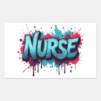 Sticker Rectangulaire Typographie de l'allaitement