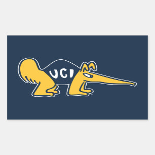 Sticker Rectangulaire UC Irvine   Anteaters UCI