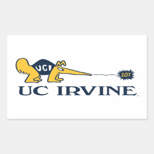 Sticker Rectangulaire UC Irvine UCI Anteaters Zot!