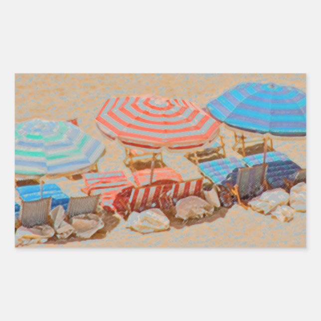 Sticker Rectangulaire Umbrella 2 (Devant)