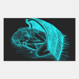 Sticker Rectangulaire Un ange endormi