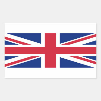 Sticker Rectangulaire Union Jack : drapeau du Royaume-Uni