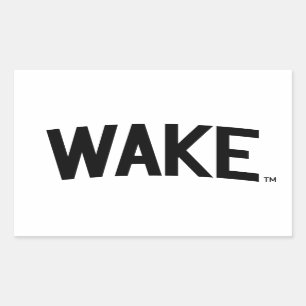 Sticker Rectangulaire Université Wake Forest   Arche de réveil
