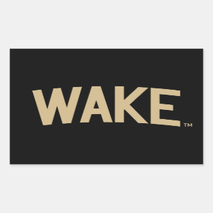 Sticker Rectangulaire Université Wake Forest   Arche de réveil