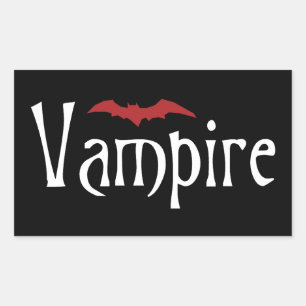 Sticker Rectangulaire Vampire