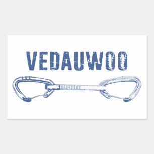 Sticker Rectangulaire Vedauwoo Escalade Quickdraw