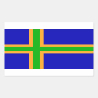 Sticker Rectangulaire Vendsyssel district Danemark région symbole cro