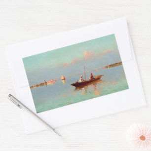 Sticker Rectangulaire Venise, dans la lagune