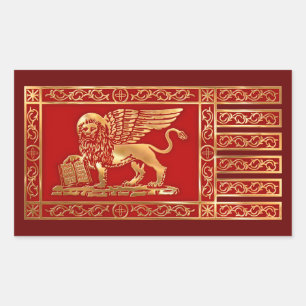 Sticker Rectangulaire Ventian Flag