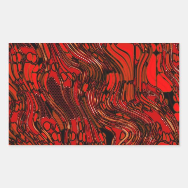 Sticker Rectangulaire Verre moulé (Devant)