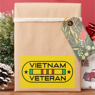 Sticker Rectangulaire Vétéran de la guerre du Vietnam, service militaire