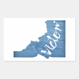 Sticker Rectangulaire Victor Idaho