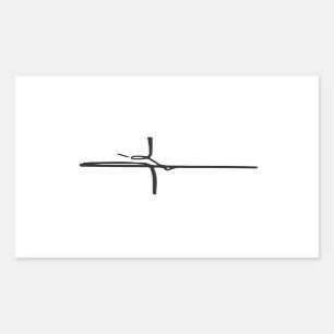 Sticker Rectangulaire vie