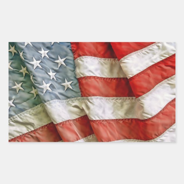 Sticker Rectangulaire Vieille gloire (Devant)