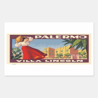 Sticker Rectangulaire Villa Lincoln (Palermo - Italy)