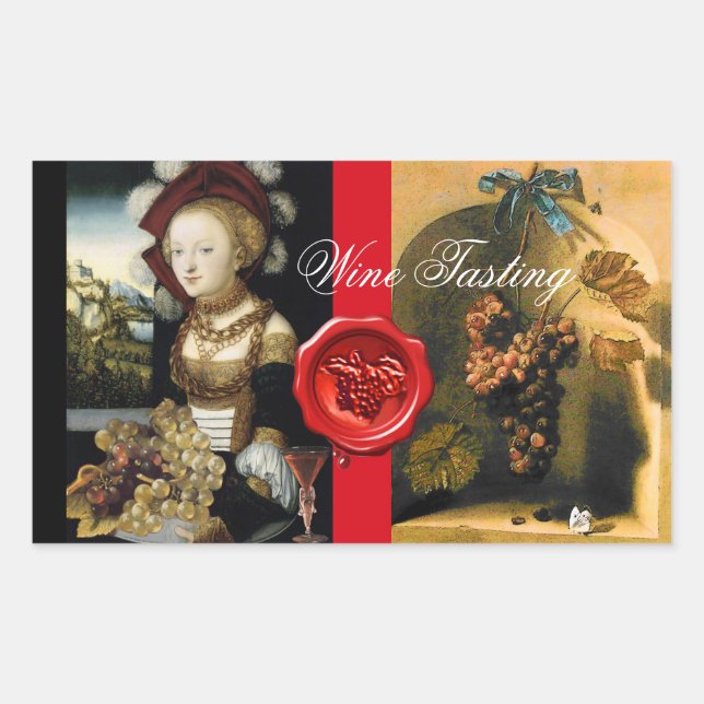 STICKER RECTANGULAIRE VINEYARD VIN ANTIQUE GRÂCE AU VINEYARD SAVOIR-FAIR (Devant)
