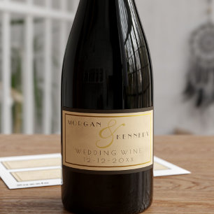 Sticker Rectangulaire Vintage 1920 Speakeasy do-it-yourself Mariage Étiq