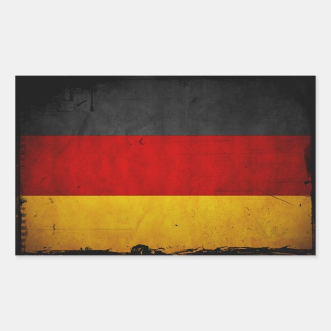 Sticker Rectangulaire Vintage grunge (Devant)