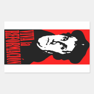 Sticker Rectangulaire Viva la Réformacion LUTHER