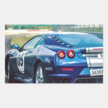 Voiture Blue Race