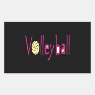 Sticker Rectangulaire Volleyball 9