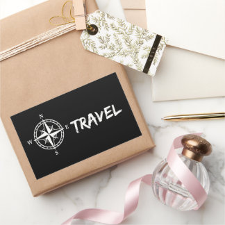 Sticker Rectangulaire Voyage