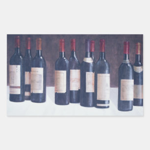 Sticker Rectangulaire Winescape Red 2003 2
