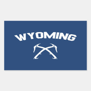 Sticker Rectangulaire Wyoming Ice Escalade