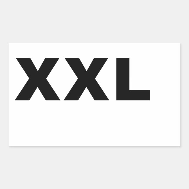 STICKER RECTANGULAIRE XXL (Devant)