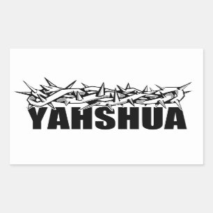 Sticker Rectangulaire Yahshua