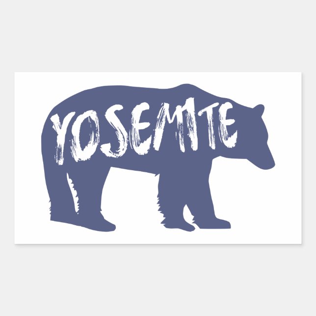Sticker Rectangulaire Yosemite (Devant)