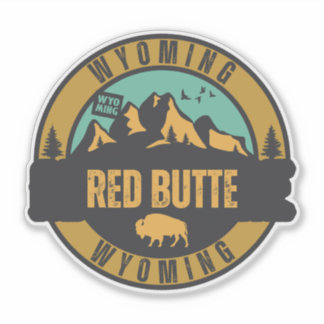 Sticker Red Butte, Wyoming