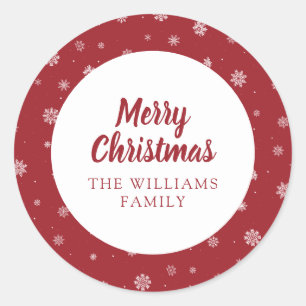 Sticker Red Holiday