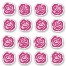 Sticker Red Roses 16